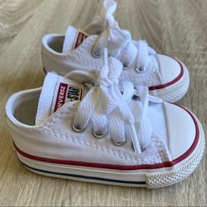 Converse Chuck Taylor All Star Classic White Toddler Low Top Shoe
